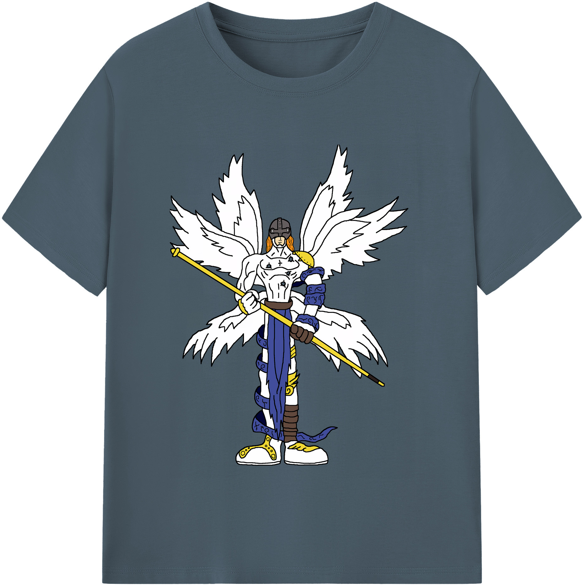 （画像用） Digimon デジタルモンスター/デジモン 綿100％半袖Tシャツ（フロントプリント）